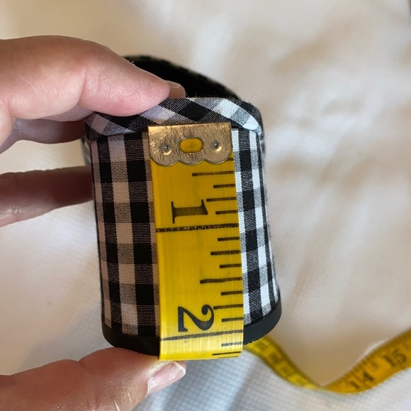 Worthington woman’s open toe plaid mules size 5.5 - Picture 4 of 12